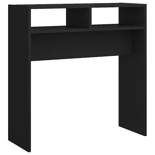 vidaXL konsoollaud, must, 78 x 30 x 80 cm, tehispuit