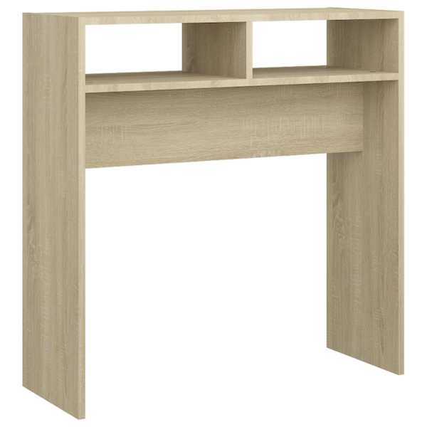 vidaXL konsoollaud, Sonoma tamm, 78 x 30 x 80 cm, tehispuit