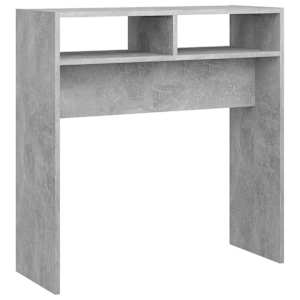 Konzolový stolek betonově šedý 78 x 30 x 80 cm kompozitní dřevo - obrázek 2