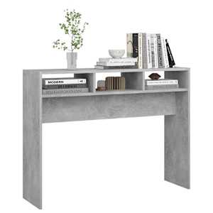 Konzolový stolek betonově šedý 105x30x80 cm kompozitní dřevo - obrázek 6