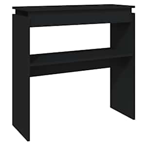 vidaXL konsoollaud, must, 80 x 30 x 80 cm, tehispuit