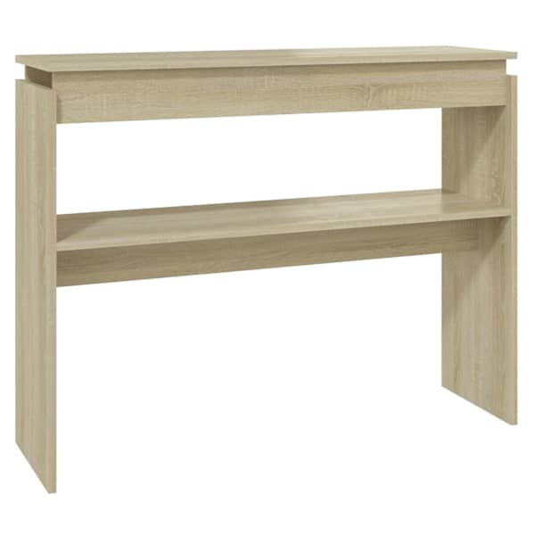vidaXL konsoollaud, Sonoma tamm, 102 x 30 x 80 cm, tehispuit