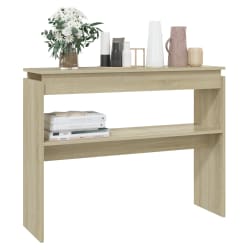 vidaXL konsoollaud, Sonoma tamm, 102 x 30 x 80 cm, tehispuit