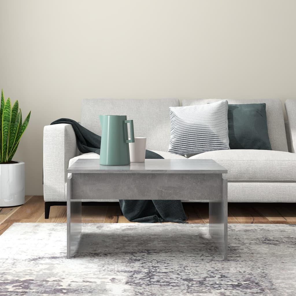 

vidaXL Salontafel 68x50x38 cm spaanplaat betongrijs