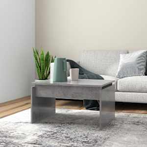 Konferenční stolek betonově šedý 68x50x38 cm kompozitní dřevo - obrázek 1