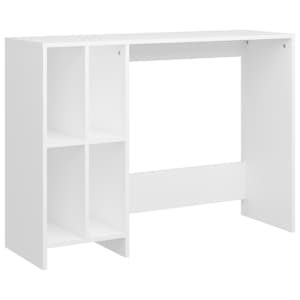 vidaXL kirjutuslaud, valge, 102,5 x 35 x 75 cm, tehispuit