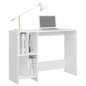 Stůl na notebook bílý 102,5 x 35 x 75 cm kompozitní dřevo - obrázek 5