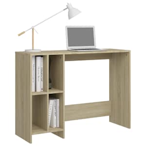 Stůl na notebook dub sonoma 102,5 x 35 x 75 cm kompozitní dřevo - obrázek 5