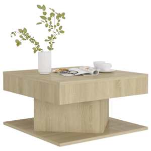 Konferenční stolek dub sonoma 57 x 57 x 30 cm kompozitní dřevo - obrázek 4
