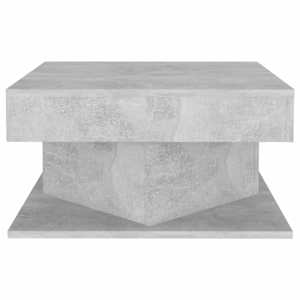 Konferenční stolek betonově šedý 57x57x30 cm kompozitní dřevo - obrázek 3