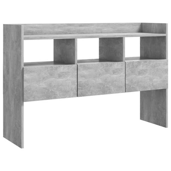 vidaXL puhvetkapp, betoonhall, 105 x 30 x 70 cm tehispuit