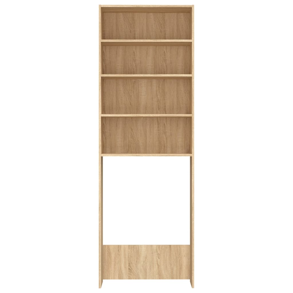 vidaXL Waschmaschinenschrank Sonoma-Eiche 64x24x190 cm