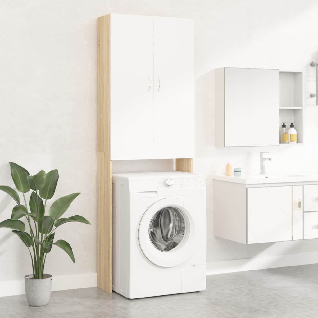 vidaXL Socle pour machine à laver Blanc - La Poste