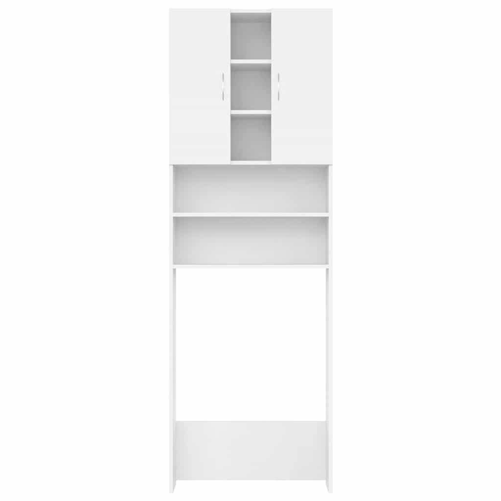vidaXL Pesukonekaappi valkoinen 64x25,5x190 cm