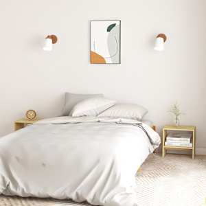 vidaXL Nattbord 40x30,5x40 cm heltre furu