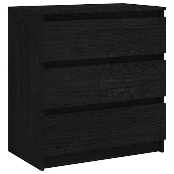 vidaXL &ouml;&ouml;kapp, must, 60 x 36 x 64 cm, m&auml;nnipuit