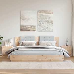 Nočne omarice 2 kosa 40x30,5x40 cm trdna borovina