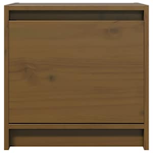 vidaXL Nattbord 2 stk honningbrun 40x30,5x40 cm heltre furu