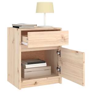 Noční stolky 2 ks 40 x 31 x 50 cm masivní borové dřevo - obrázek 5