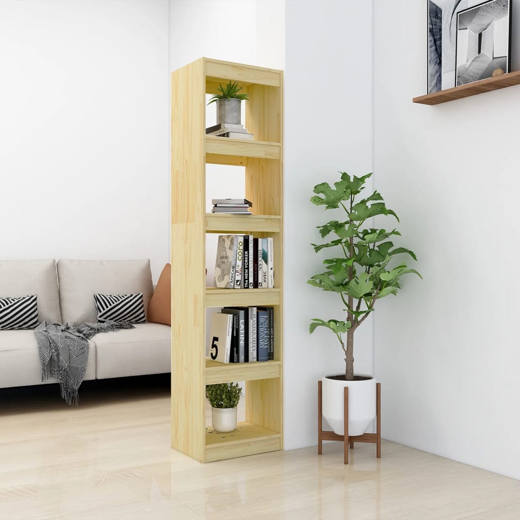

vidaXL Boekenkast/kamerscherm 40x30x167,5 cm massief grenenhout