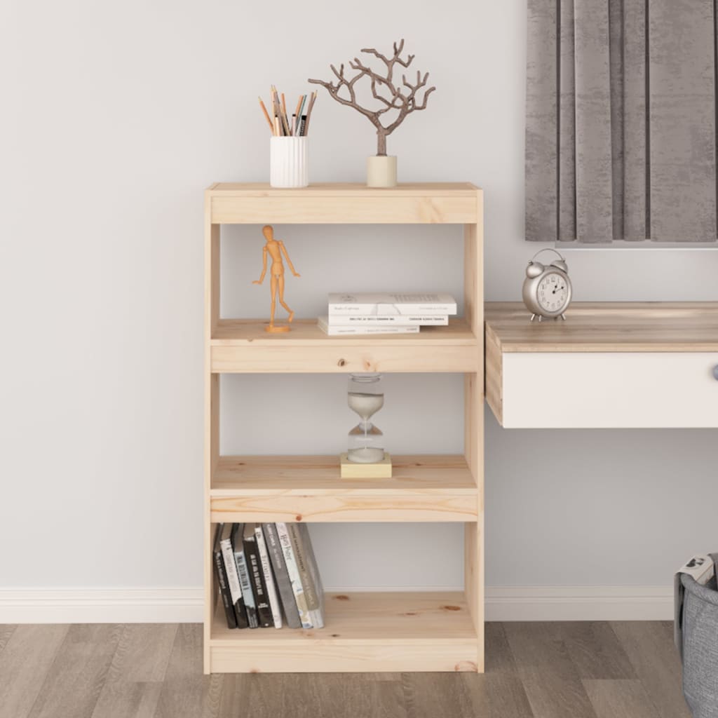 

vidaXL Boekenkast/kamerscherm 60x30x103,5 cm massief grenenhout