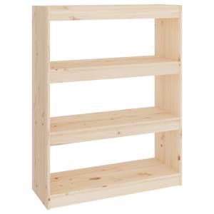 Knihovna / dělicí stěna 80 x 30 x 103,5 cm masivní borovice - obrázek 2