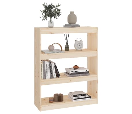 vidaXL Boekenkast/kamerscherm 80x30x103,5 cm massief grenenhout