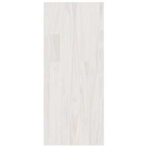 Knihovna / dělicí stěna bílá 100 x 30 x 71,5 cm borovice - obrázek 6