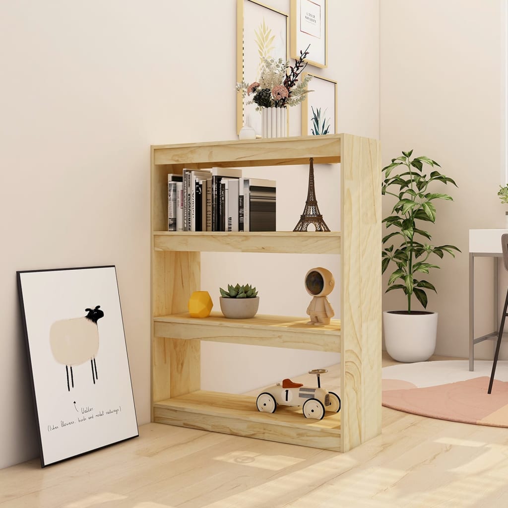 

vidaXL Boekenkast/kamerscherm 100x30x103 cm massief grenenhout