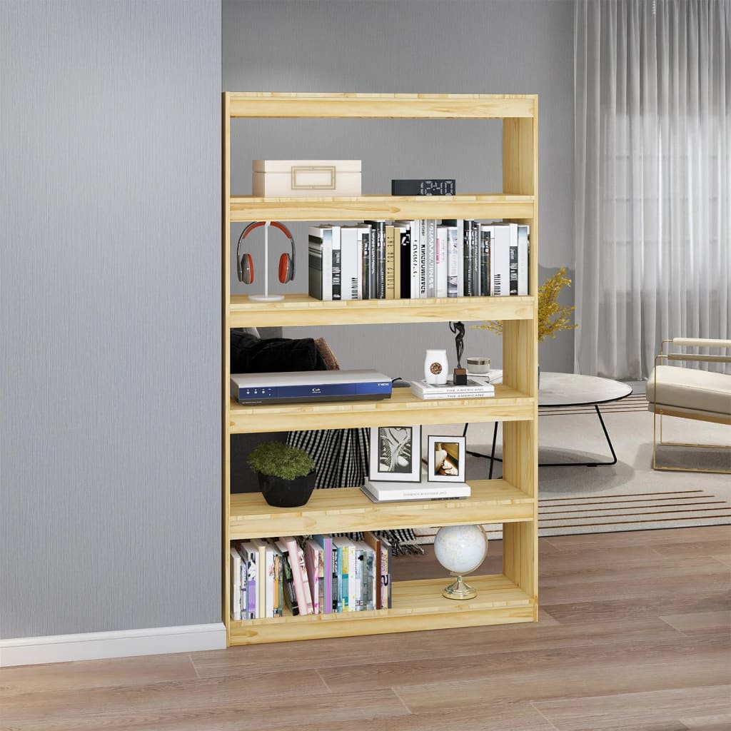 

vidaXL Boekenkast/kamerscherm 100x30x167,5 cm massief grenenhout