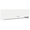 vidaXL garderoob, valge 100x32,5x35 cm, tehispuit