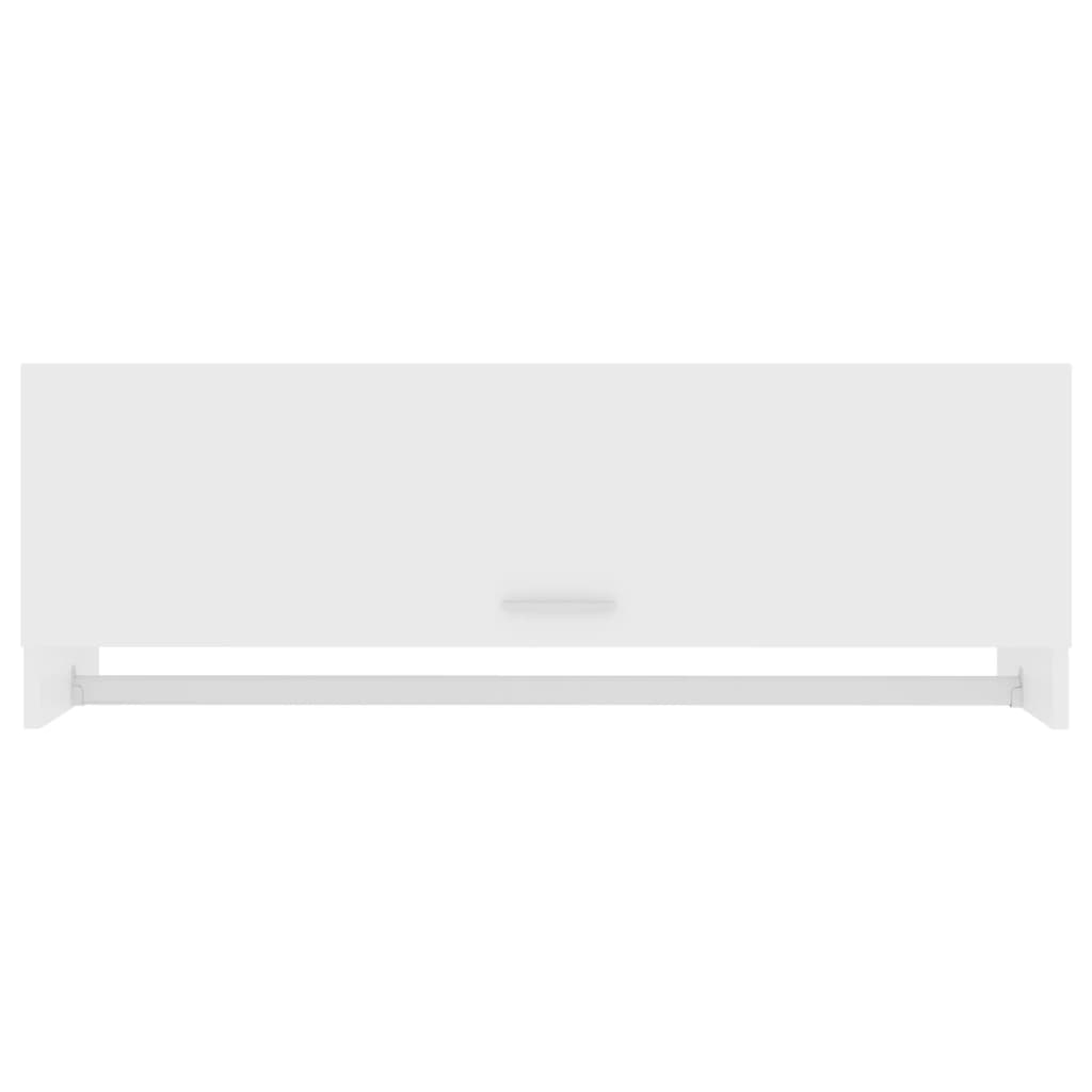  Šatník biely 100x32,5x35 cm drevotrieska