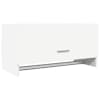 vidaXL garderoob, valge, 70 x 32,5 x 35 cm, tehispuit