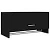 vidaXL garderoob, must, 70 x 32,5 x 35 cm, tehispuit