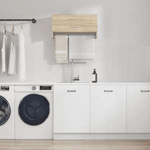 Garderobna omara sonoma hrast 70x32,5x35 cm iverna plošča