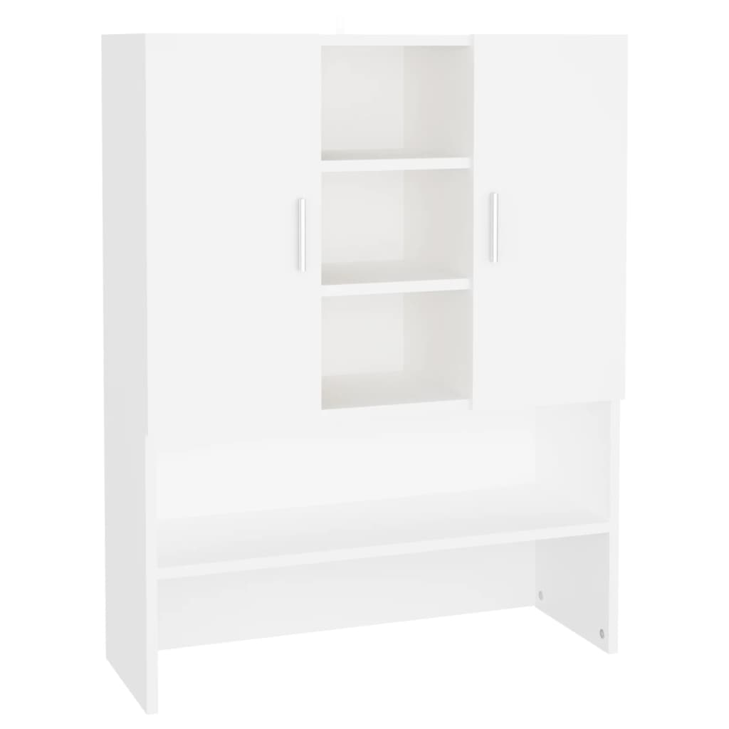 vidaXL Skrinka na práčku biela 70,5x25,5x90 cm
