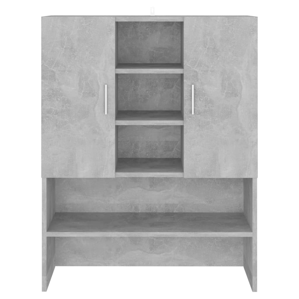 vidaXL Dulap mașină de spălat, gri beton, 70,5x25,5x90 cm