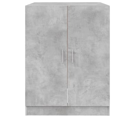 vidaXL Meuble pour machine à laver Gris béton 71x71,5x91,5 cm