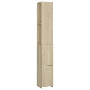 Koupelnová skříňka dub sonoma 25x26,5x170 cm kompozitní dřevo - obrázek 2