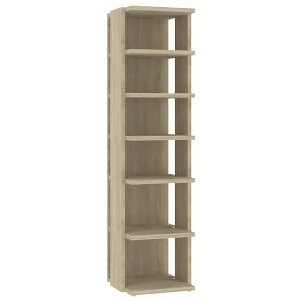 vidaXL kingakapp, Sonoma tamm, 27,5x27x102 cm, tehispuit