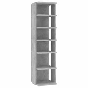 Botník betonově šedý 27,5x27x102 cm kompozitní dřevo - obrázek 2