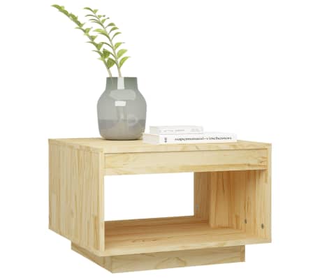 vidaXL Măsuță de cafea, 50x50x33,5 cm, lemn masiv de pin