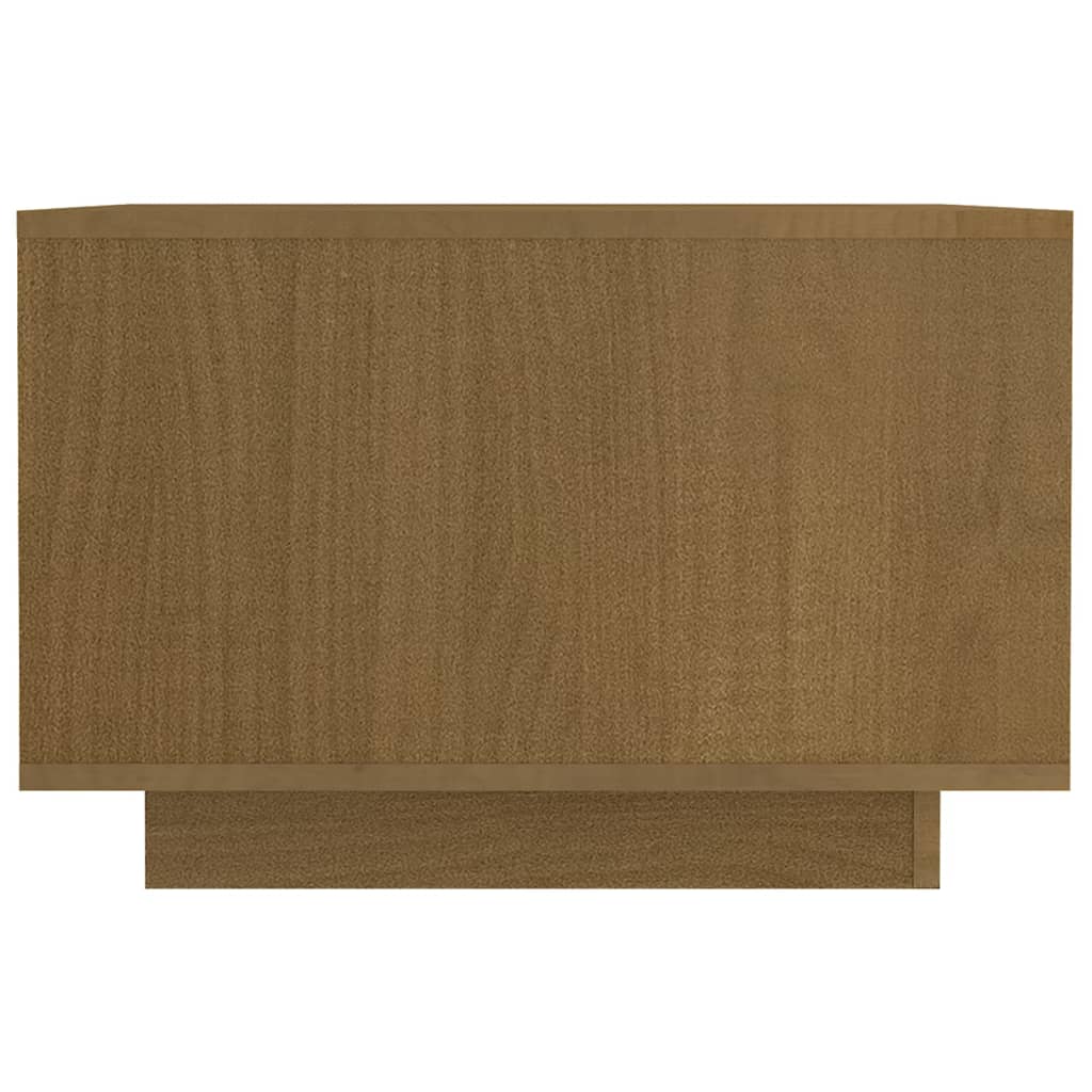  Konferenčný stolík medovo-hnedý 50x50x33,5 cm borovicový masív