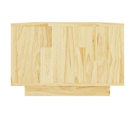 VidaXL Tavolino Da Salotto In Legno Massello Di Mango 100x54x40 Cm - Stile Retrò Con Anta E Intaglio Floreale