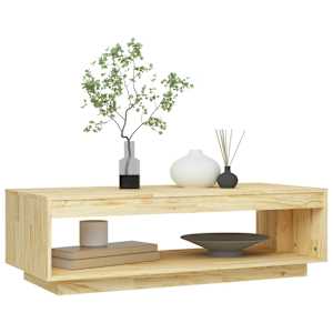 Konferenční stolek 110 x 50 x 33,5 cm masivní borové dřevo - obrázek 4