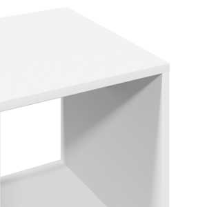 Šatní skříň bílá 80 x 40 x 110 cm kompozitní dřevo - obrázek 7