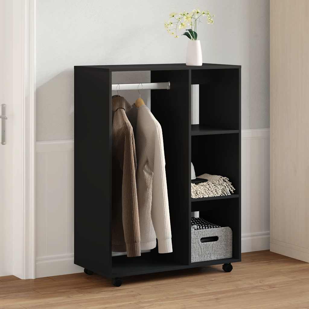 vidaXL Șifonier, negru, 80x40x110 cm, PAL