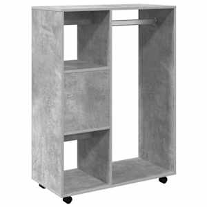 Šatní skříň betonově šedá 80 x 40 x 110 cm kompozitní dřevo - obrázek 5