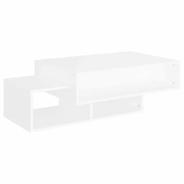 vidaXL kohvilaud, valge, 105 x 55 x 32 cm tehispuit