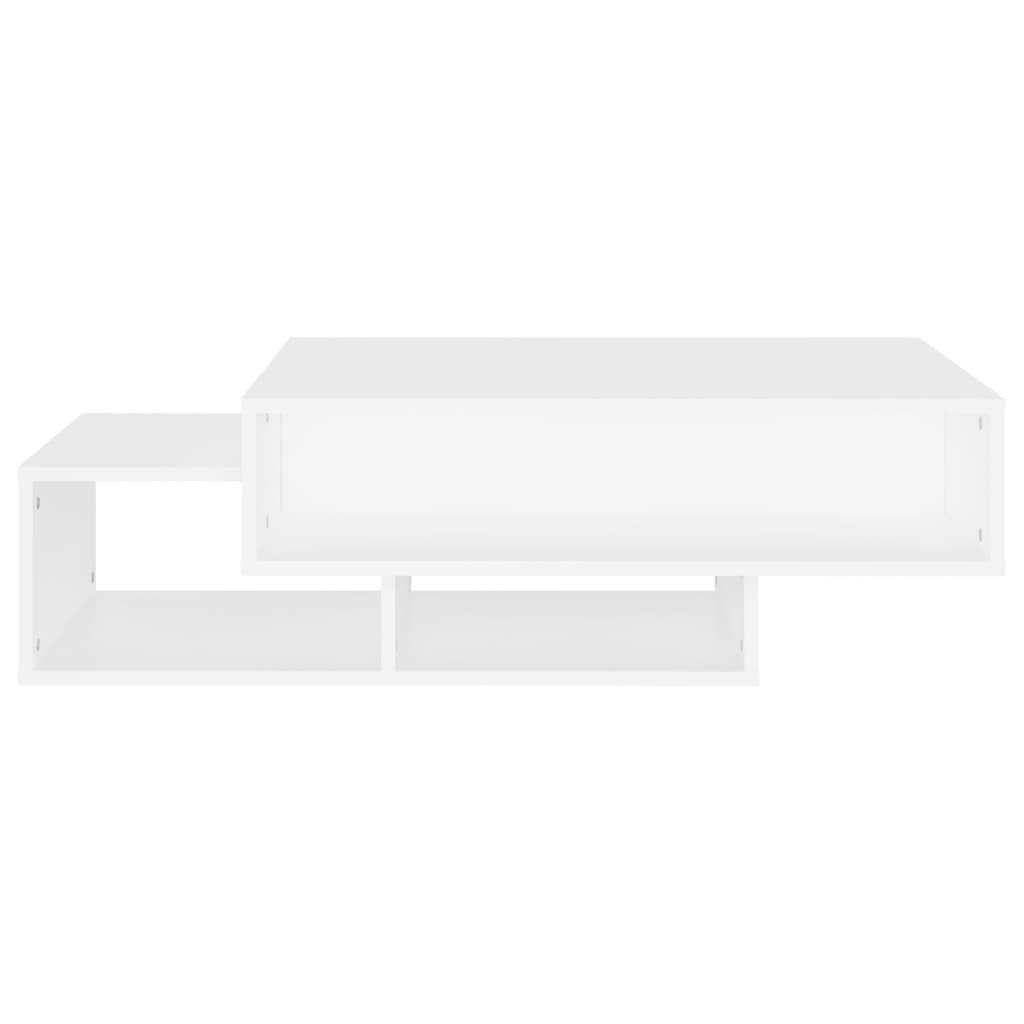 kafijas galdiņš, balts, 105x55x32 cm, skaidu plāksne | Stepinfit.lv